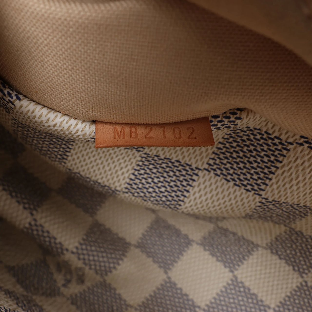 Louis Vuitton Totally MM Damier Azur Shoulder Bag in Beige N51262 Beige