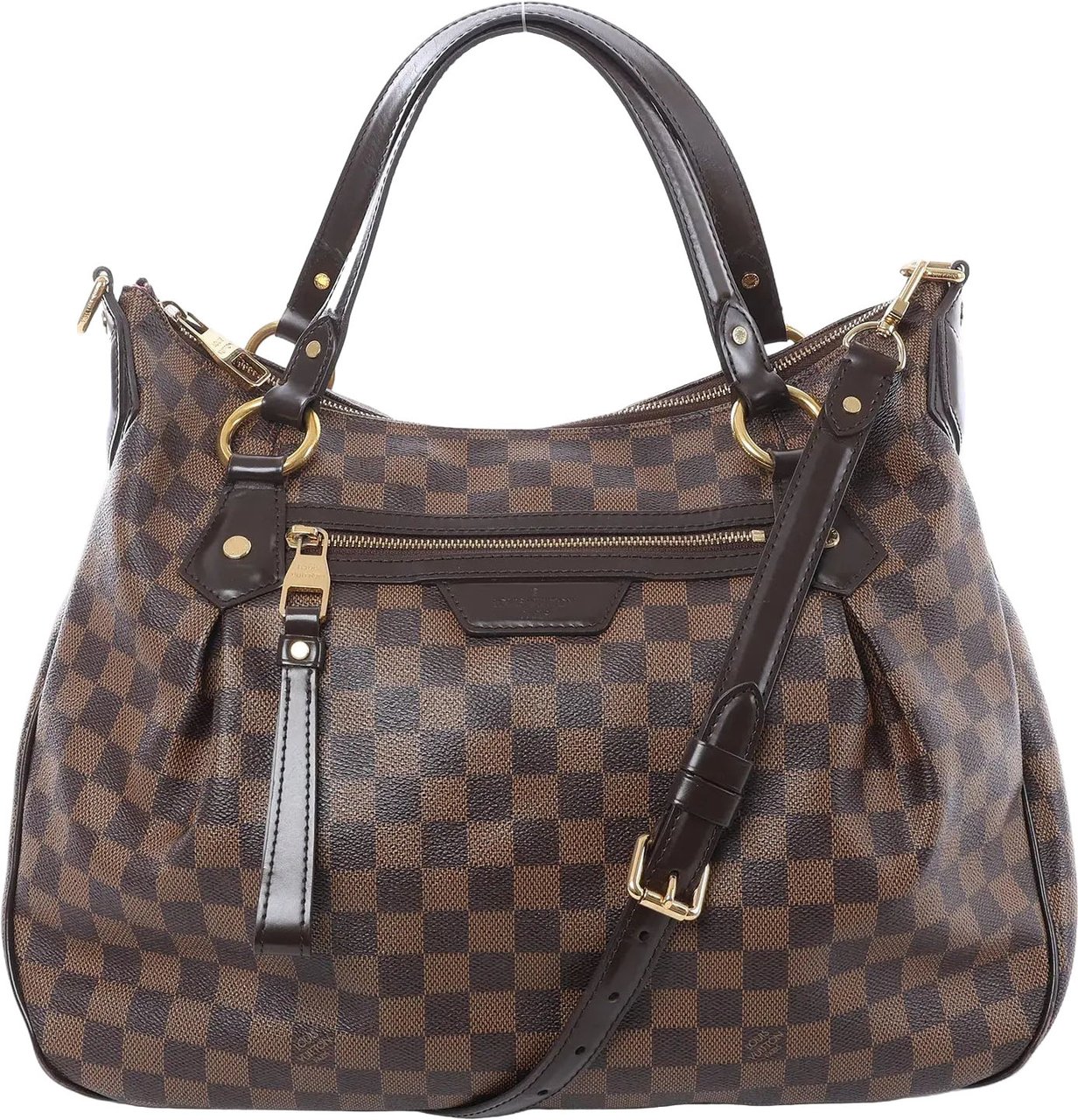 Louis Vuitton Ivorie MM Damier Ebene Shoulder Bag in Brown N41131 Bruin