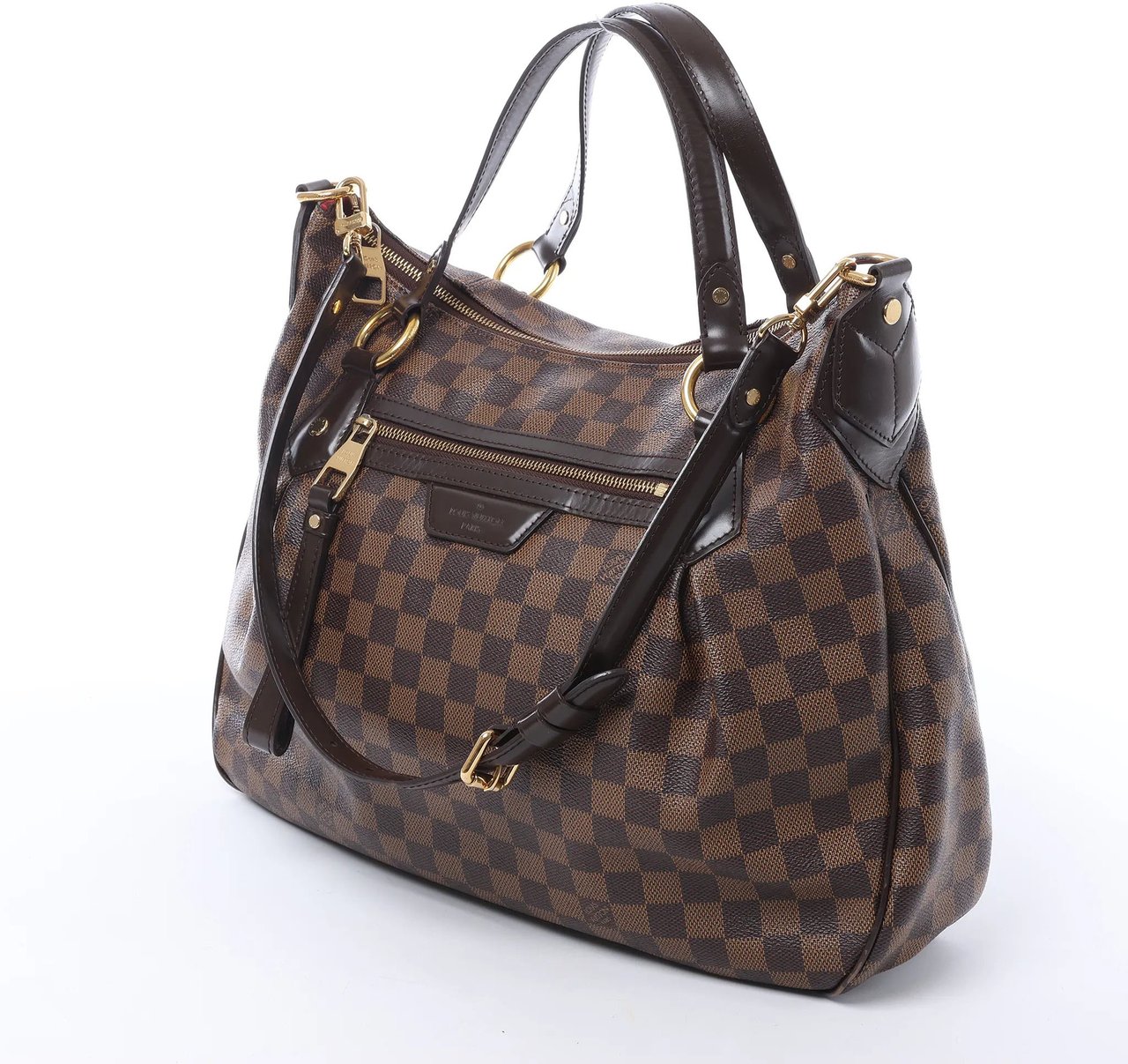 Louis Vuitton Ivorie MM Damier Ebene Shoulder Bag in Brown N41131 Bruin