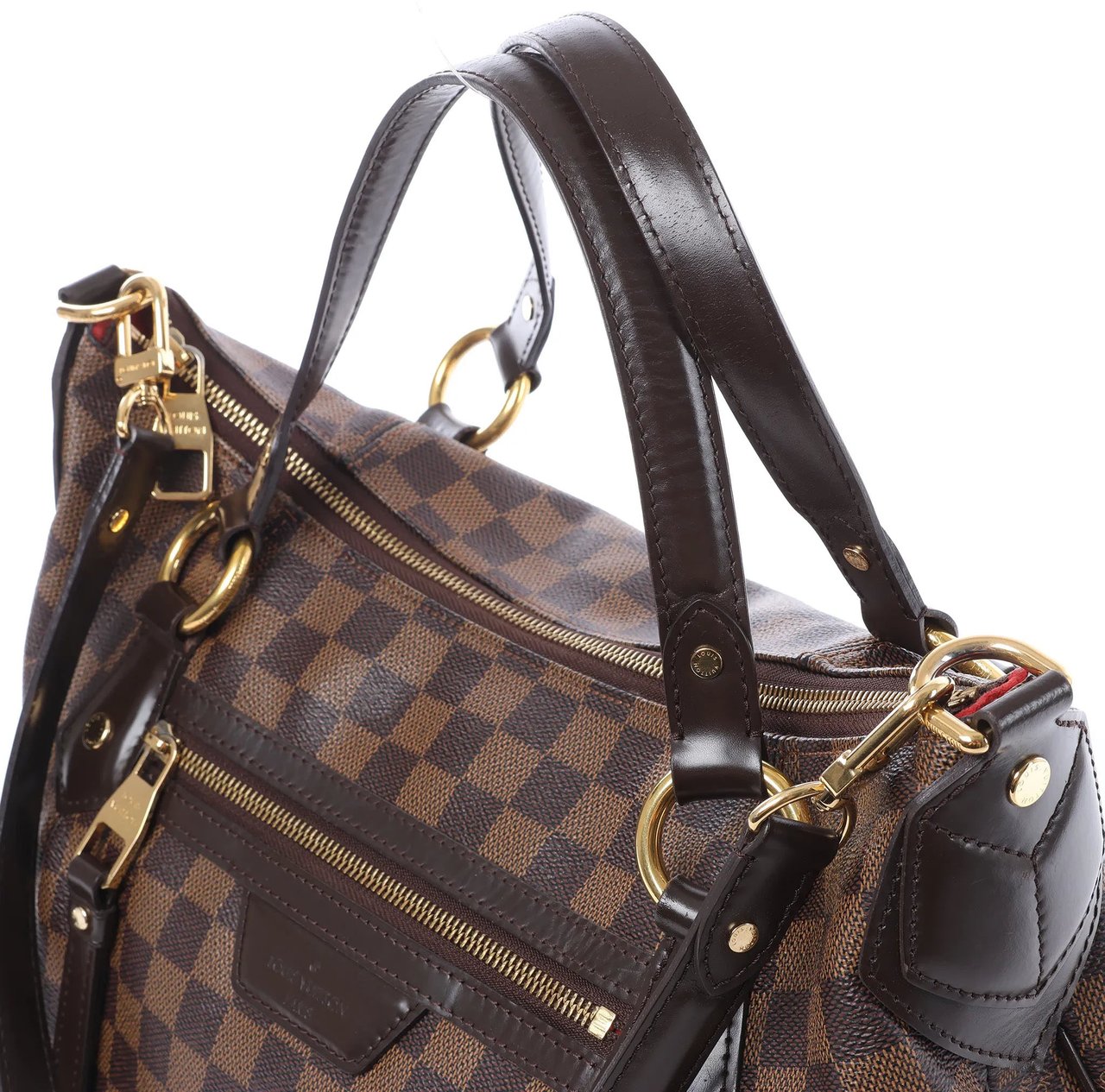 Louis Vuitton Ivorie MM Damier Ebene Shoulder Bag in Brown N41131 Bruin