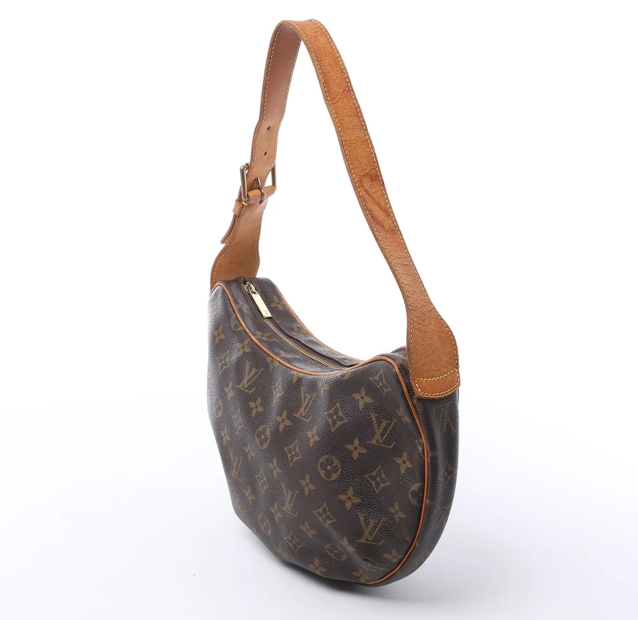 Louis Vuitton Croissant MM Monogram Shoulder Bag in Brown M51512 Bruin