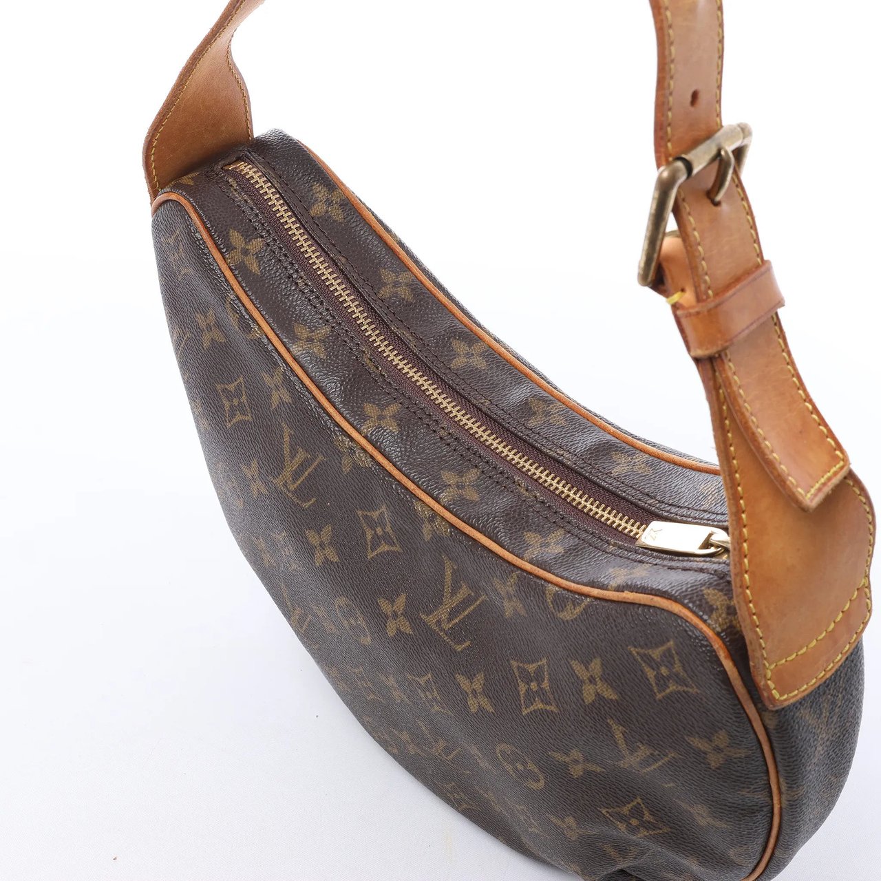Louis Vuitton Croissant MM Monogram Shoulder Bag in Brown M51512 Bruin