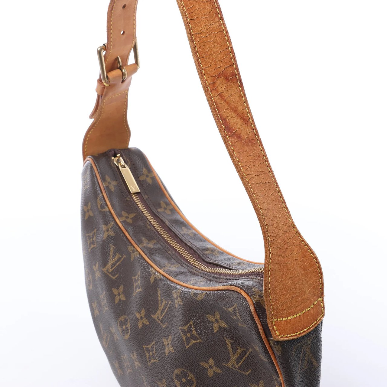 Louis Vuitton Croissant MM Monogram Shoulder Bag in Brown M51512 Bruin