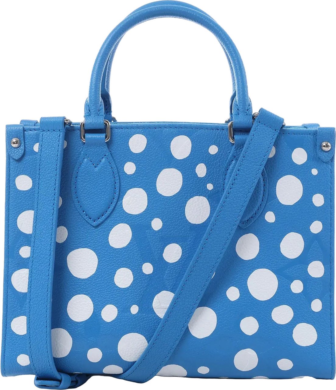Louis Vuitton x Yayoi Kusama On the Go PM Empreinte Leather in Blue M46424 Blauw