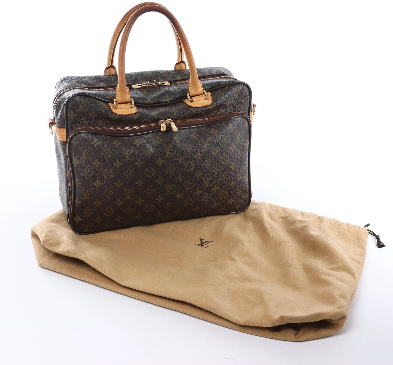 Louis Vuitton Agal Monogram Canvas Handbag in Brown M23252 Bruin