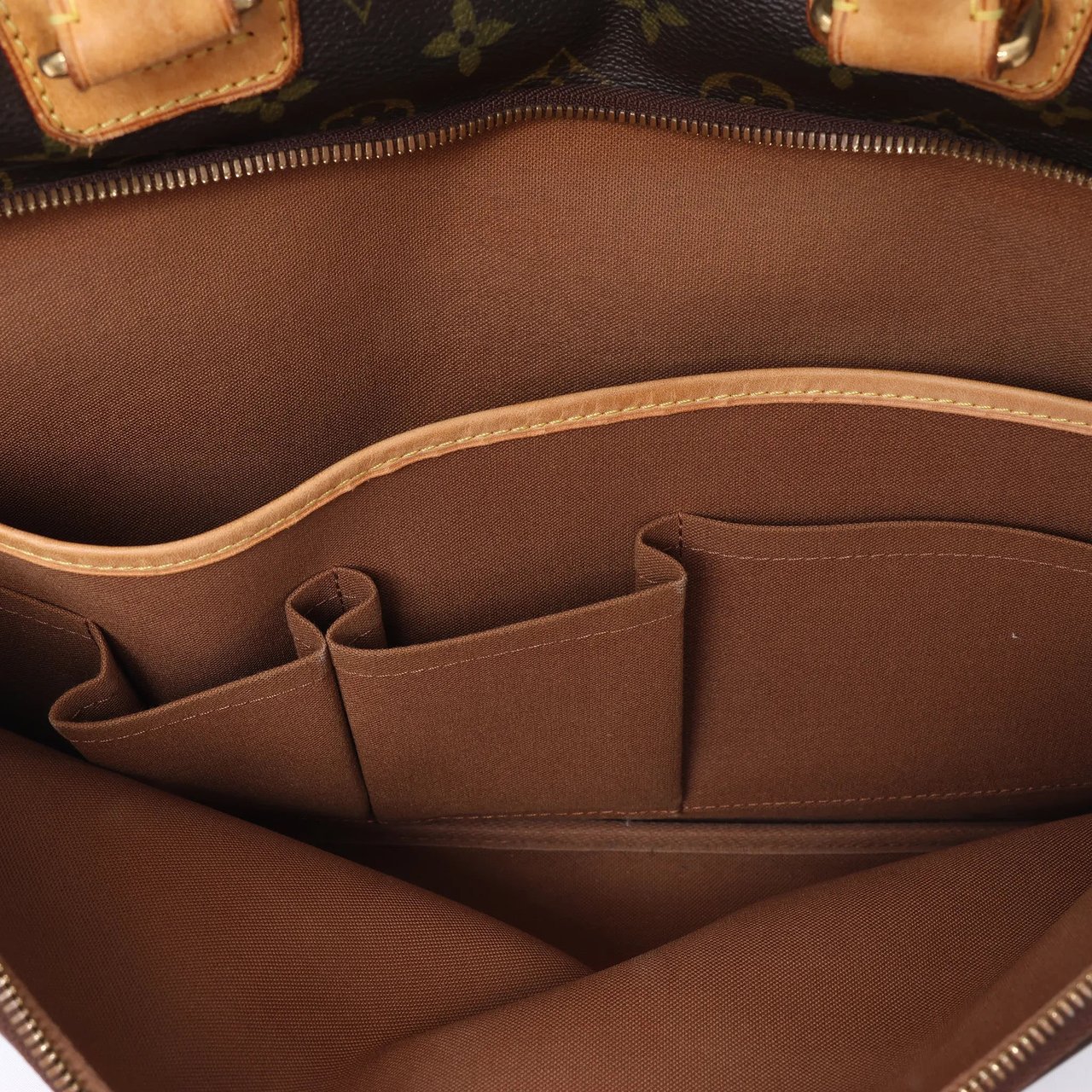 Louis Vuitton Agal Monogram Canvas Handbag in Brown M23252 Bruin