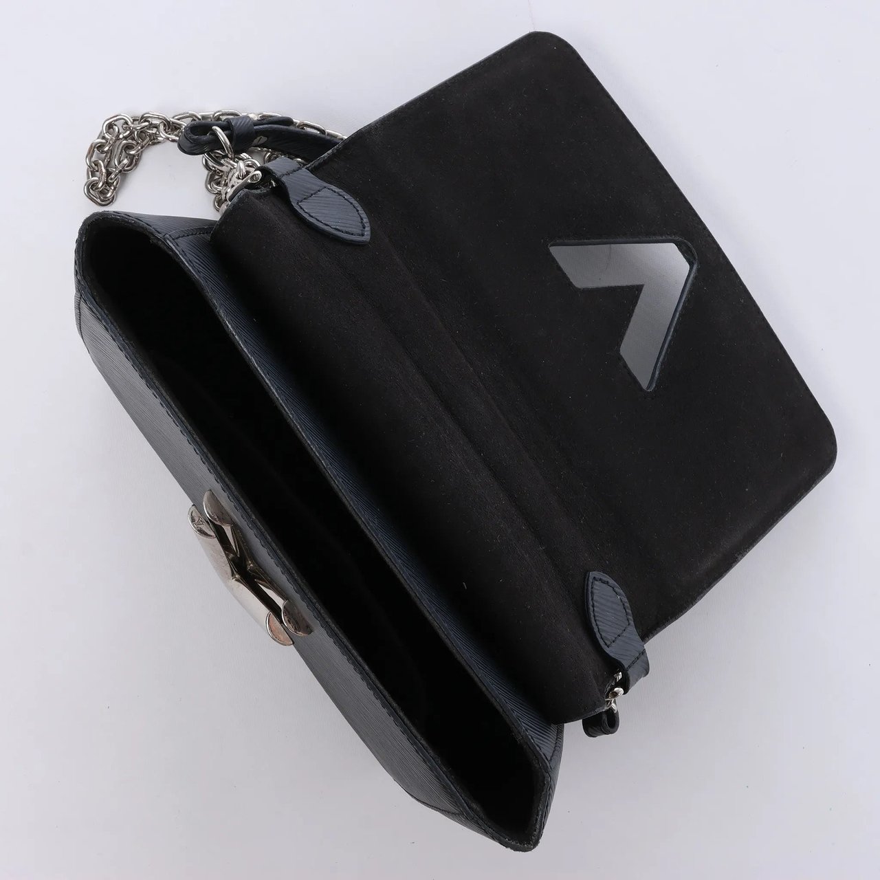 Louis Vuitton Twist MM Epi Leather Crossbody Bag in Black M50282 Zwart