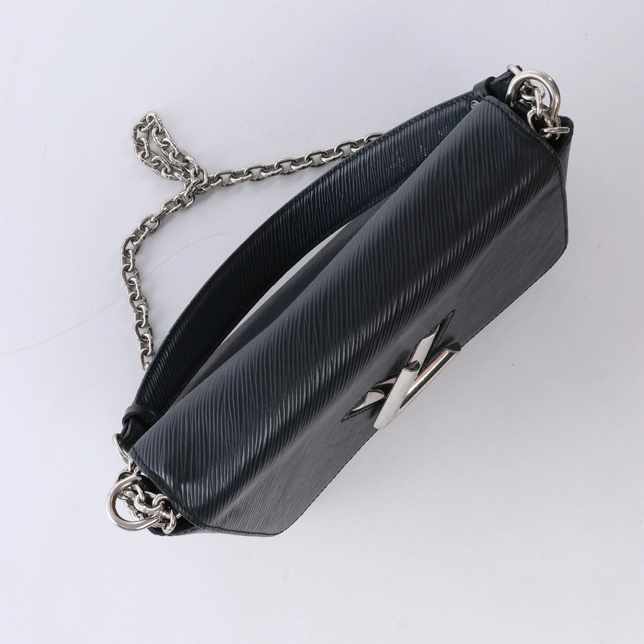 Louis Vuitton Twist MM Epi Leather Crossbody Bag in Black M50282 Zwart