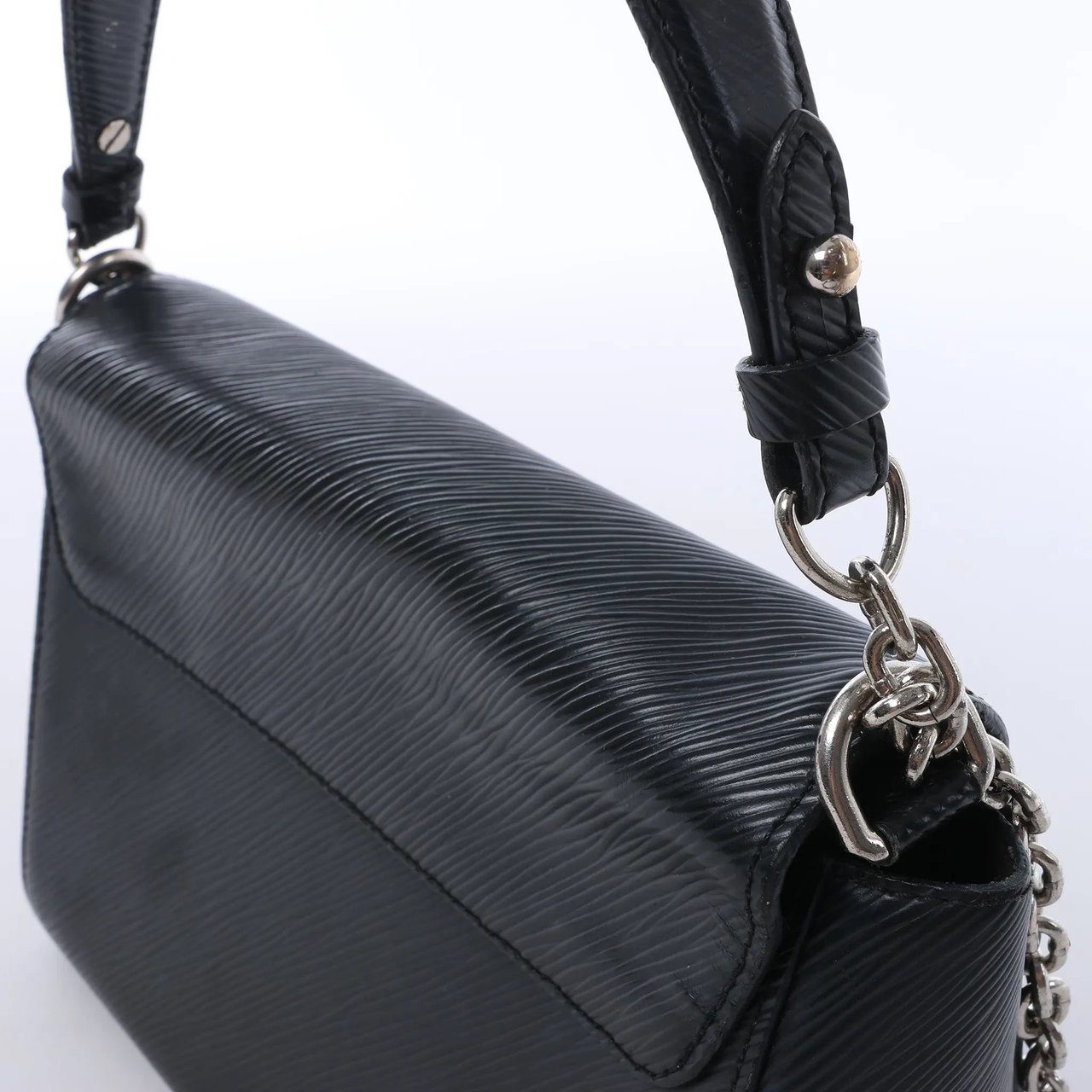 Louis Vuitton Twist MM Epi Leather Crossbody Bag in Black M50282 Zwart