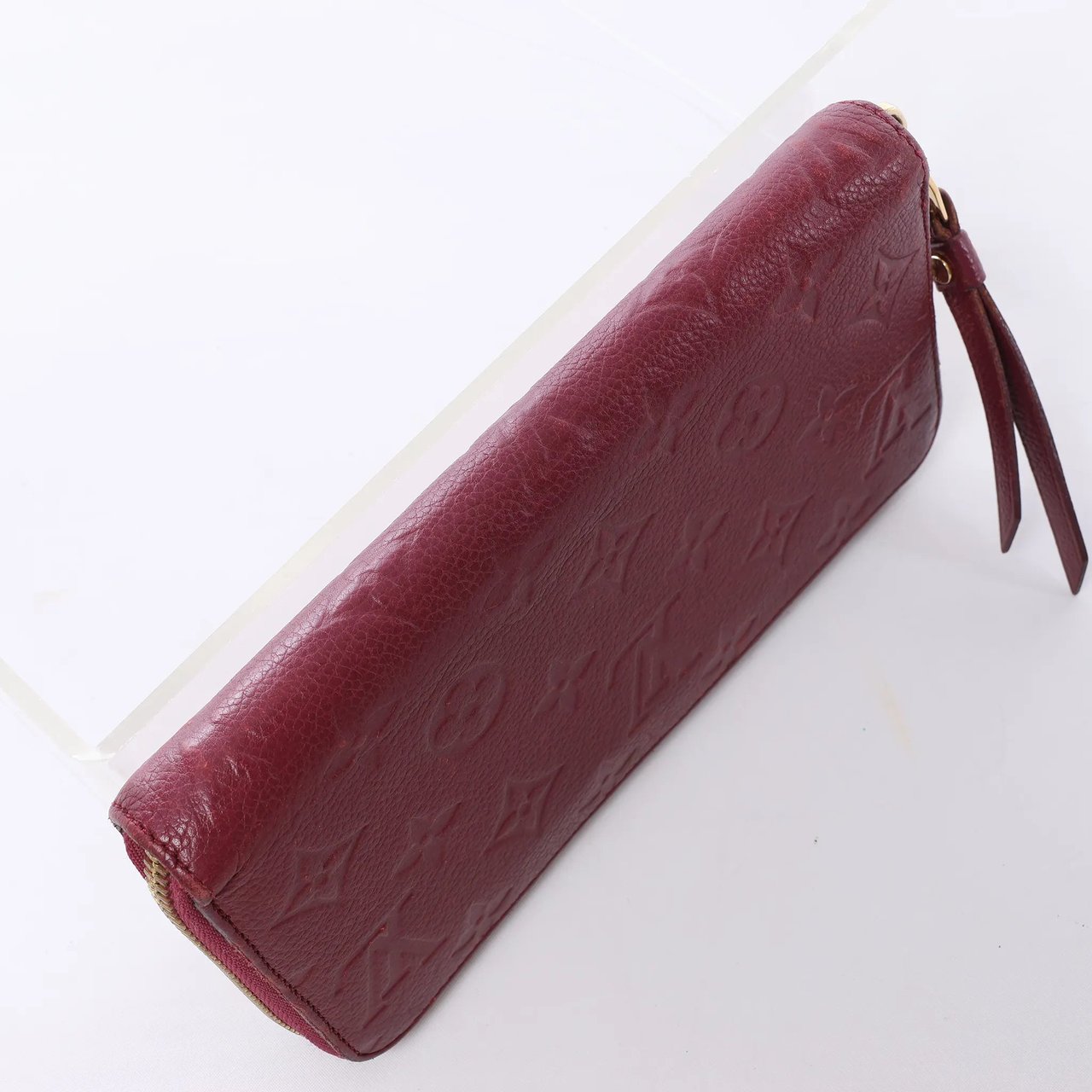 Louis Vuitton Zippy Empreinte Leather Wallet in Red M62214 Divers