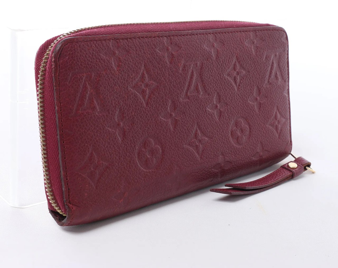 Louis Vuitton Zippy Empreinte Leather Wallet in Red M62214 Divers