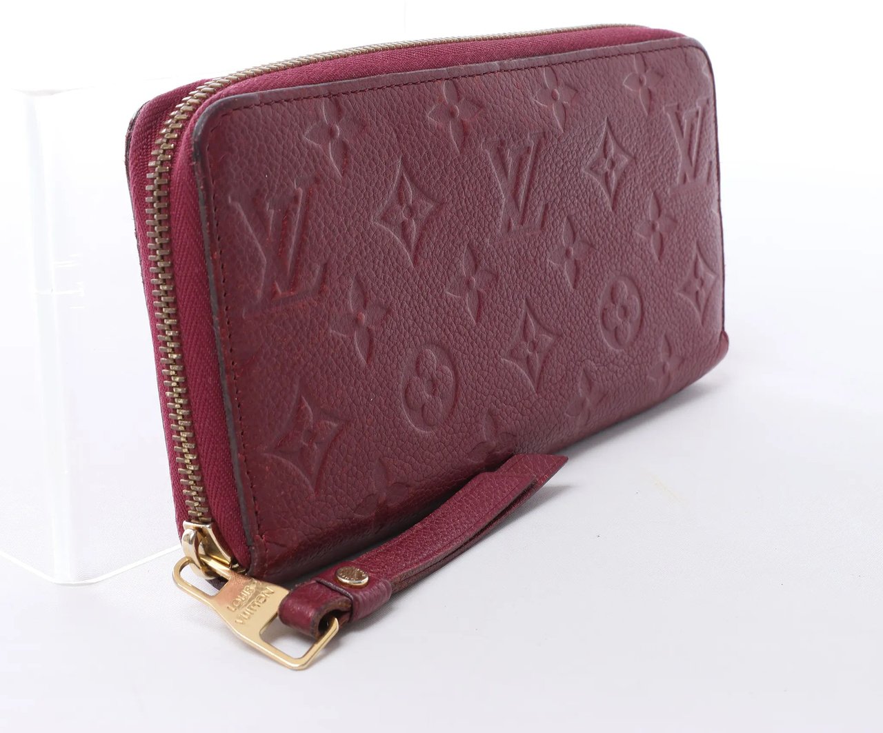 Louis Vuitton Zippy Empreinte Leather Wallet in Red M62214 Divers