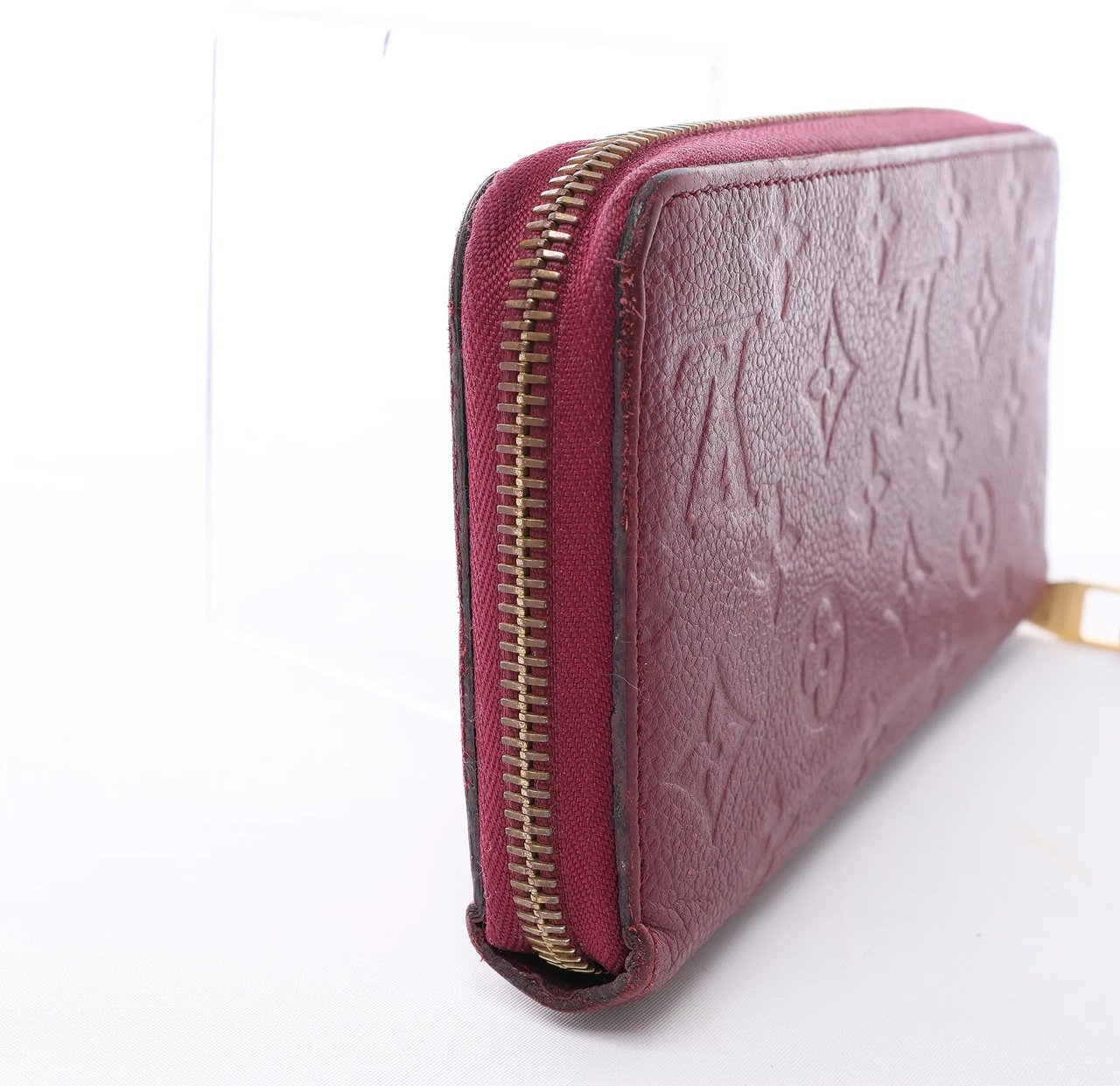Louis Vuitton Zippy Empreinte Leather Wallet in Red M62214 Divers