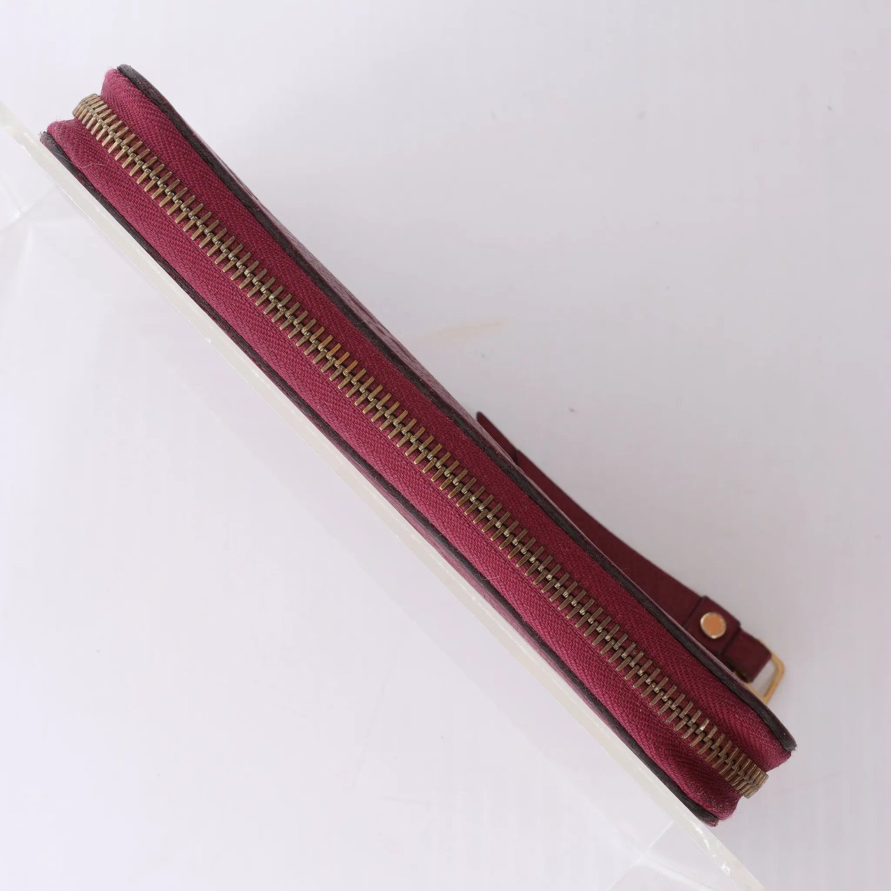 Louis Vuitton Zippy Empreinte Leather Wallet in Red M62214 Divers