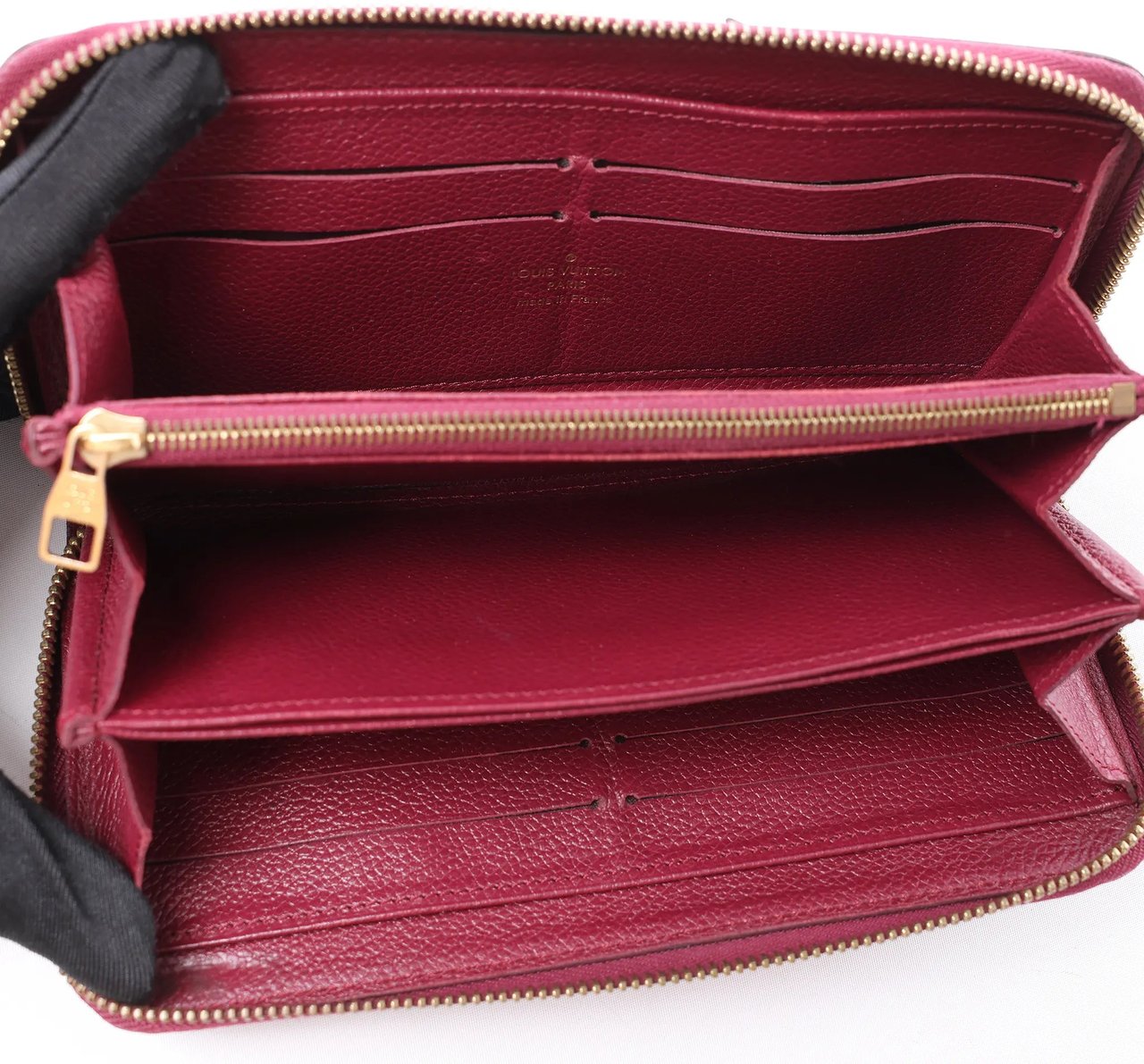 Louis Vuitton Zippy Empreinte Leather Wallet in Red M62214 Divers