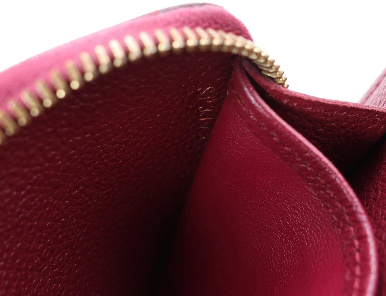 Louis Vuitton Zippy Empreinte Leather Wallet in Red M62214 Divers