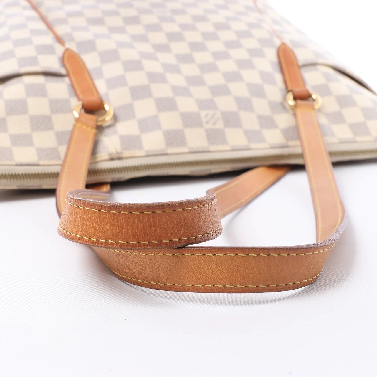 Louis Vuitton Totally MM Damier Azur Shoulder Bag in Beige N51262 Beige