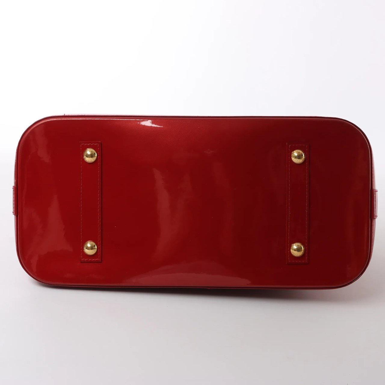 Louis Vuitton Alma GM Vernis Leather Handbag in Red M93596 Rood