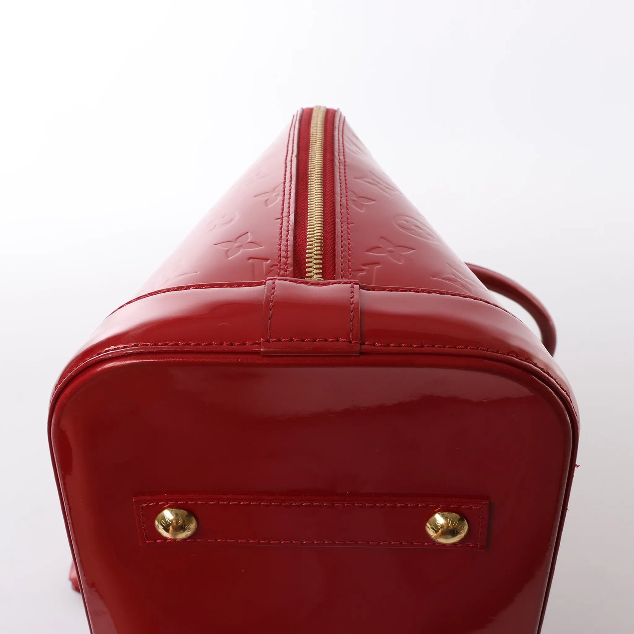 Louis Vuitton Alma GM Vernis Leather Handbag in Red M93596 Rood