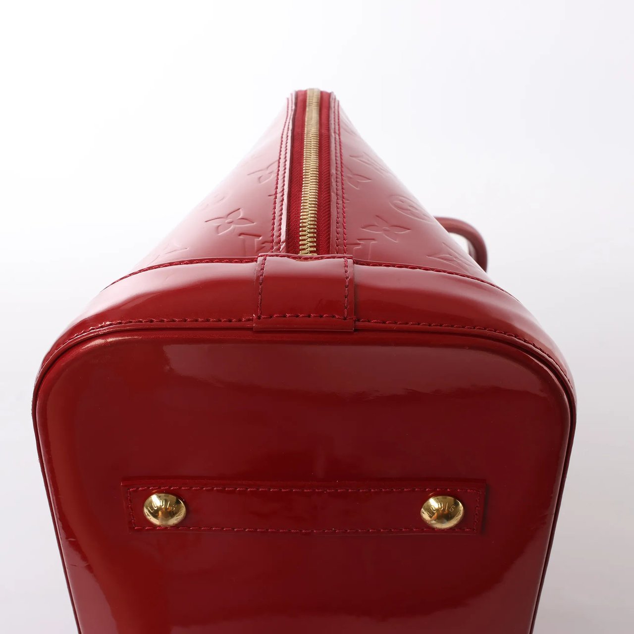 Louis Vuitton Alma GM Vernis Leather Handbag in Red M93596 Rood