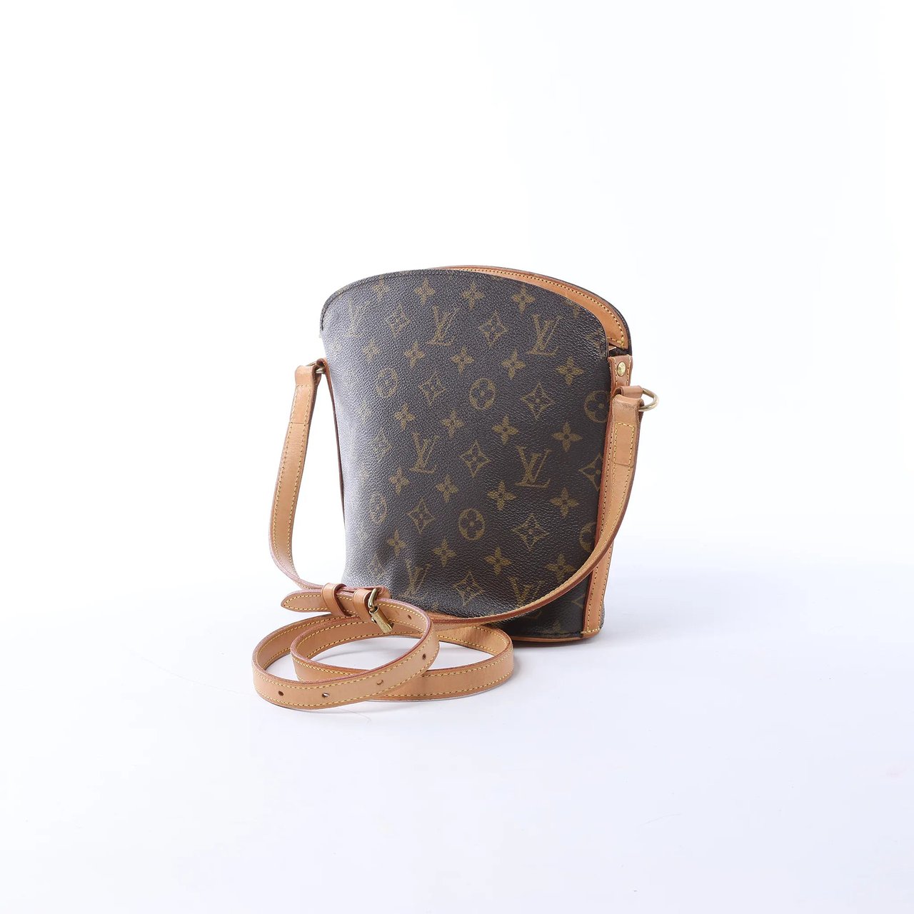 Louis Vuitton Drouot Monogram Canvas Crossbody Bag in Brown M51290 Bruin