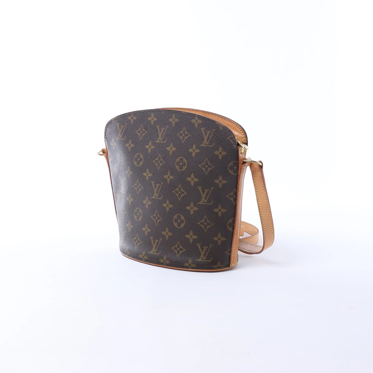 Louis Vuitton Drouot Monogram Canvas Crossbody Bag in Brown M51290 Bruin