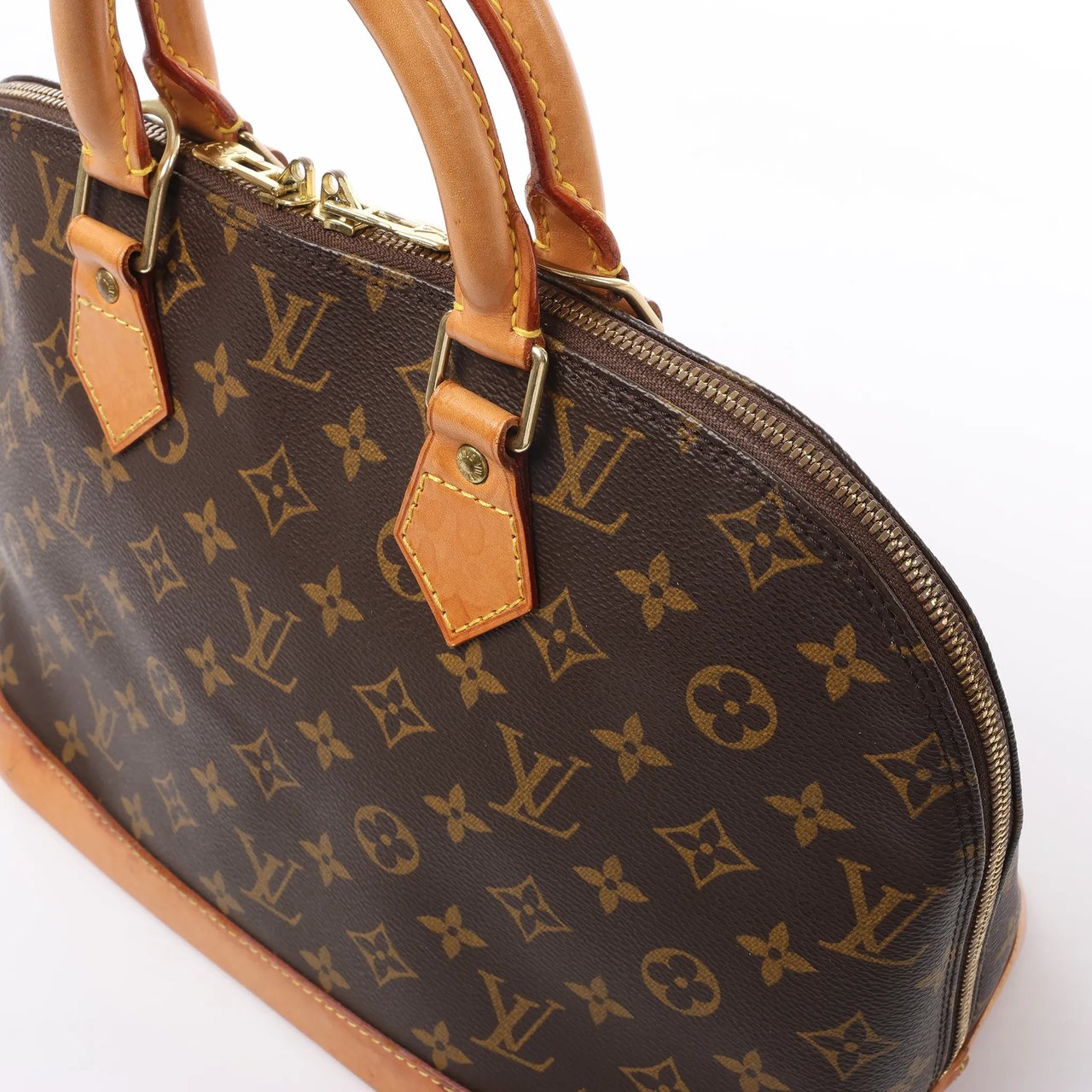 Louis Vuitton Alma PM Monogram Canvas Handbag in Brown M51130 Bruin