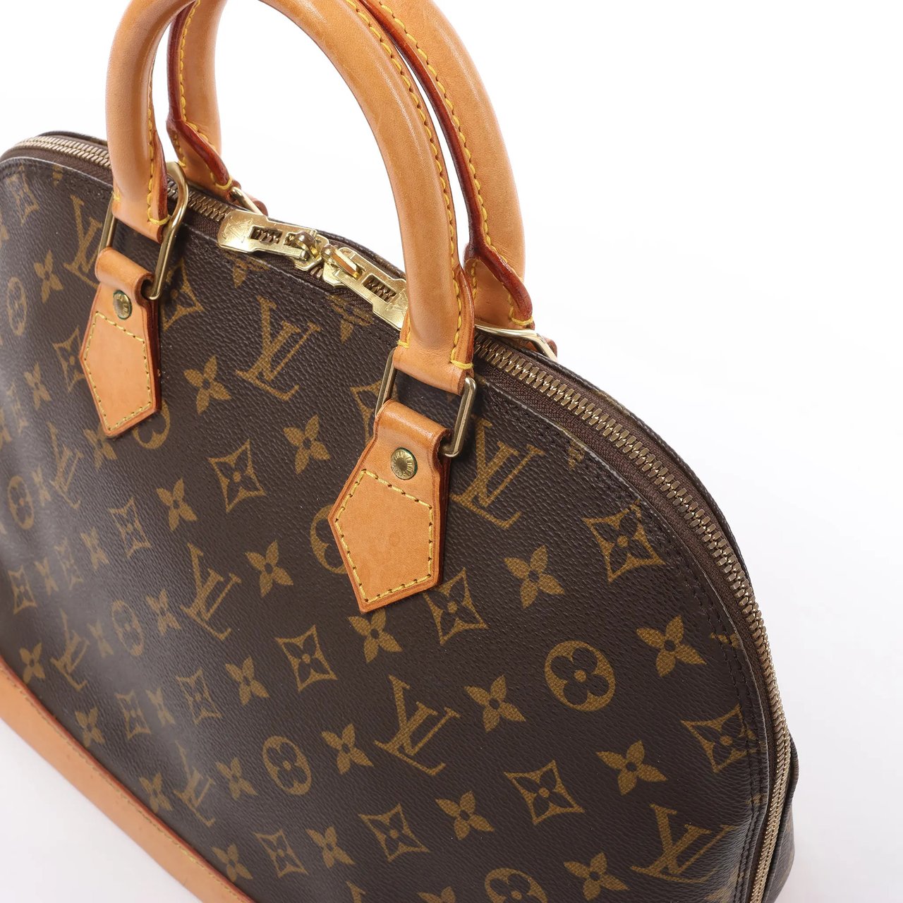 Louis Vuitton Alma PM Monogram Canvas Handbag in Brown M51130 Bruin