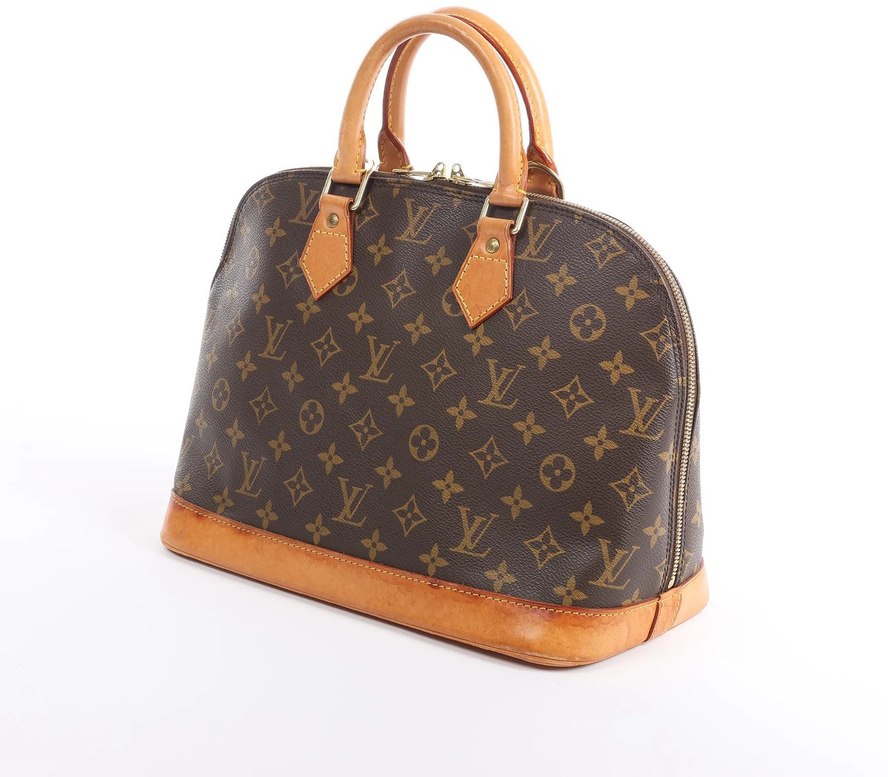 Louis Vuitton Alma PM Monogram Canvas Handbag in Brown M51130 Bruin