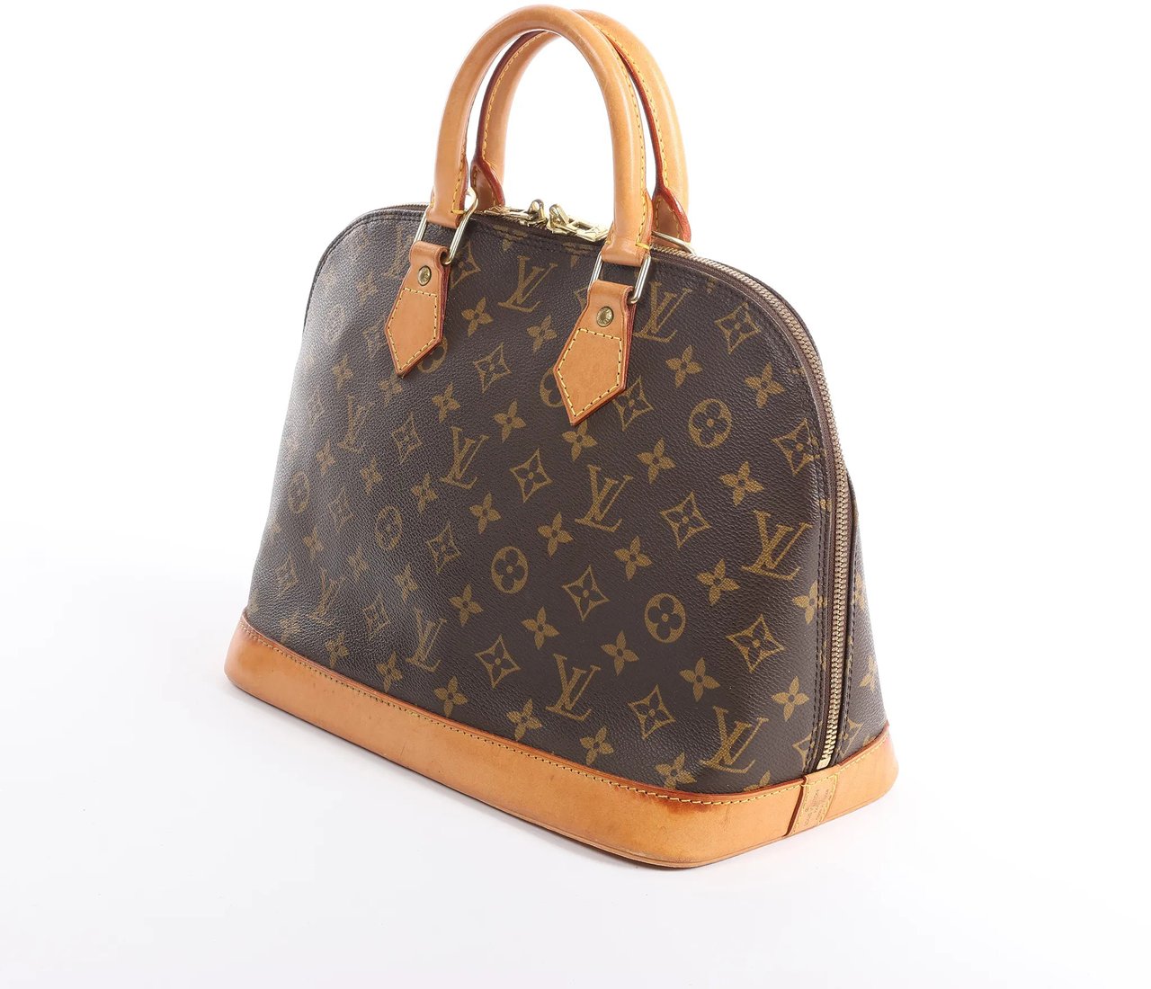 Louis Vuitton Alma PM Monogram Canvas Handbag in Brown M51130 Bruin