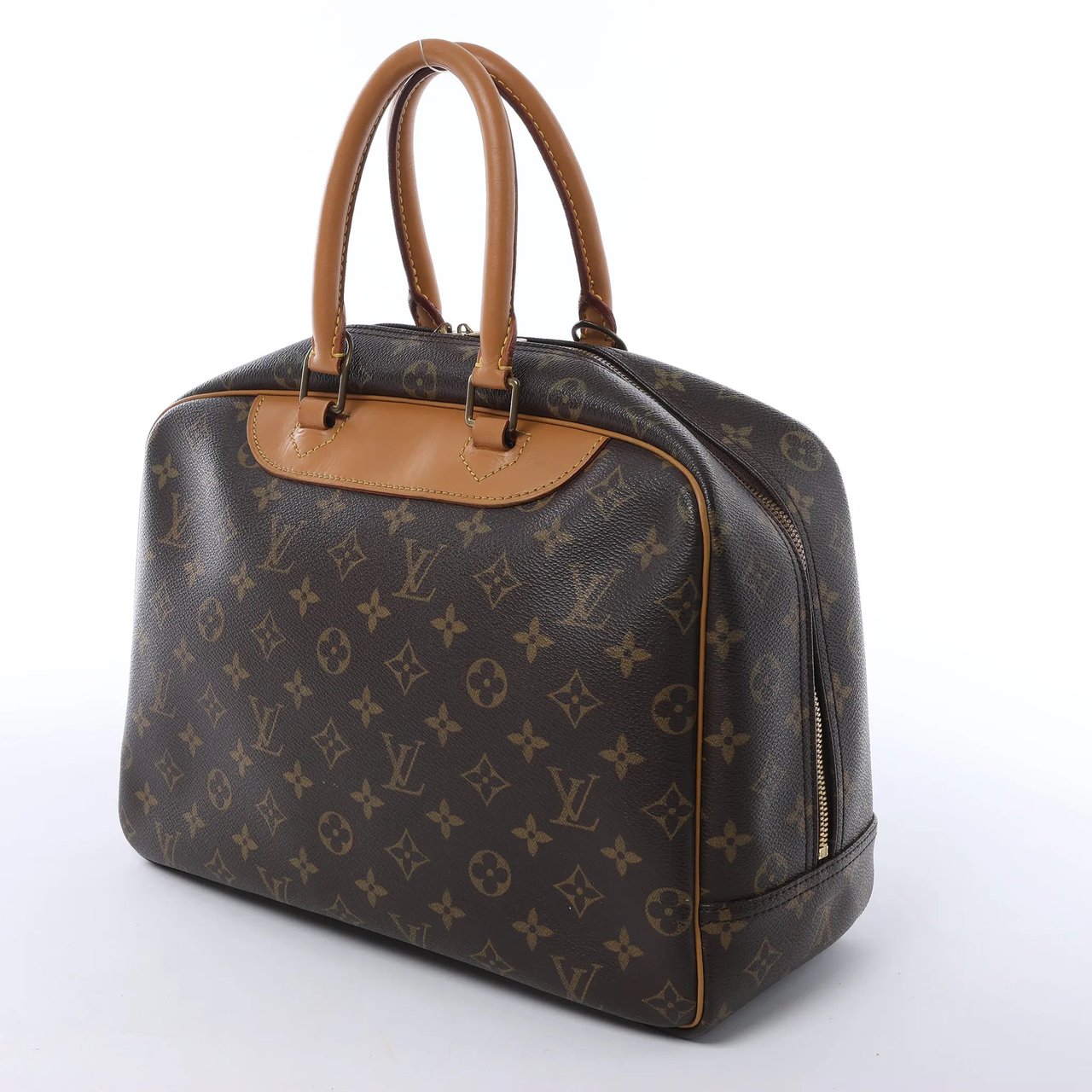 Louis Vuitton Deauville Monogram Canvas Handbag in Brown M47270 Bruin
