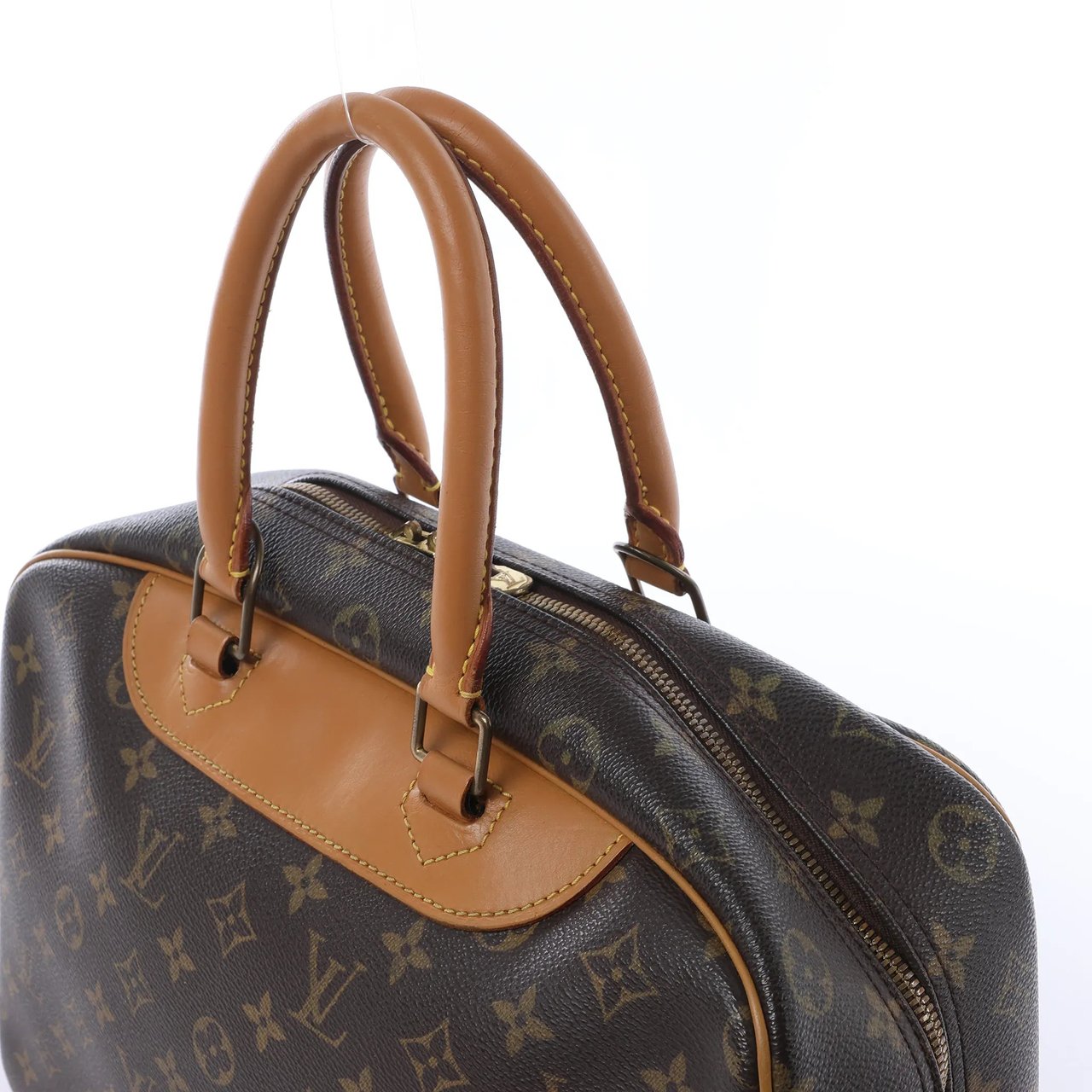 Louis Vuitton Deauville Monogram Canvas Handbag in Brown M47270 Bruin