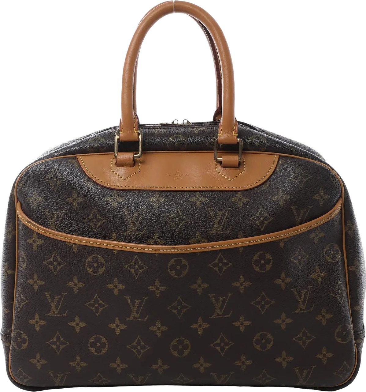 Louis Vuitton Deauville Monogram Canvas Handbag in Brown M47270 Bruin