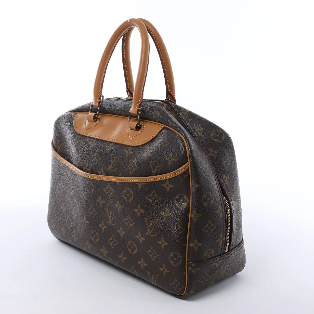 Louis Vuitton Deauville Monogram Canvas Handbag in Brown M47270 Bruin