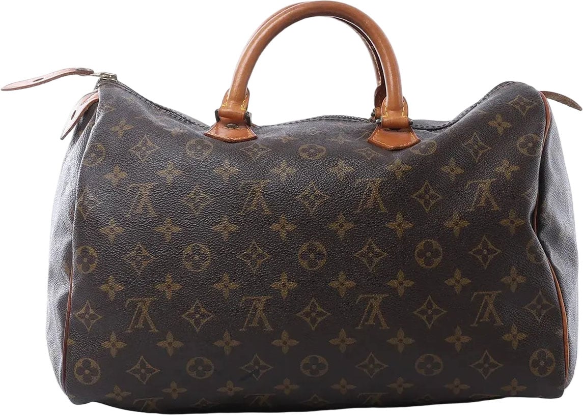 Louis Vuitton Speedy 35 Monogram Canvas Handbag in Brown M41524 Bruin