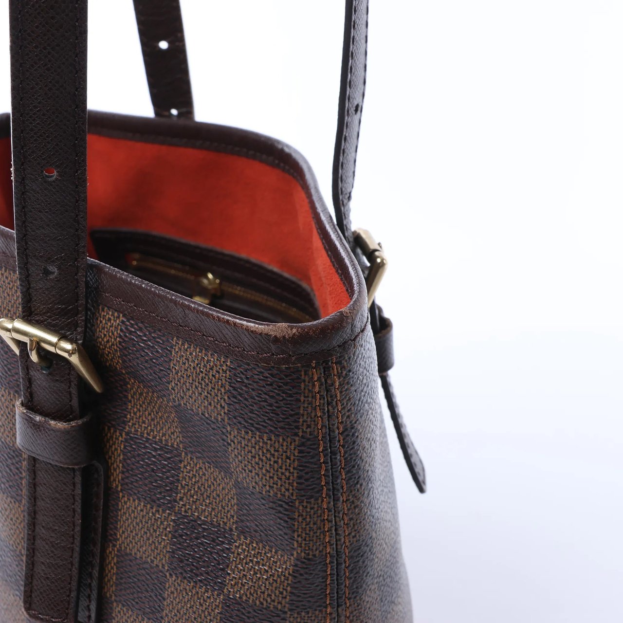 Louis Vuitton Malle Damier Ebene Shoulder Bag in Brown N42240 Bruin
