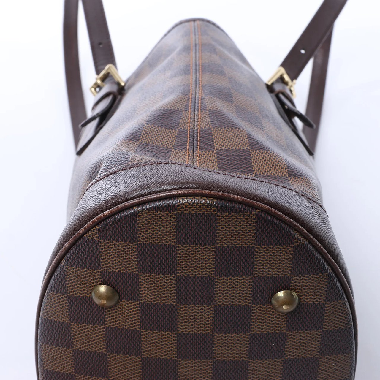 Louis Vuitton Malle Damier Ebene Shoulder Bag in Brown N42240 Bruin