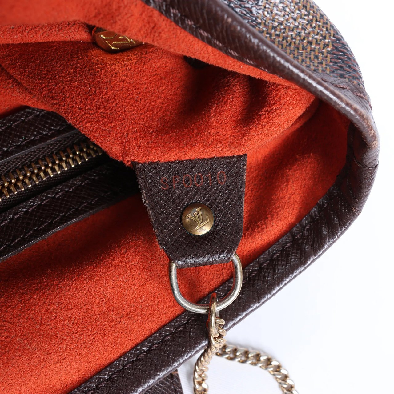 Louis Vuitton Malle Damier Ebene Shoulder Bag in Brown N42240 Bruin