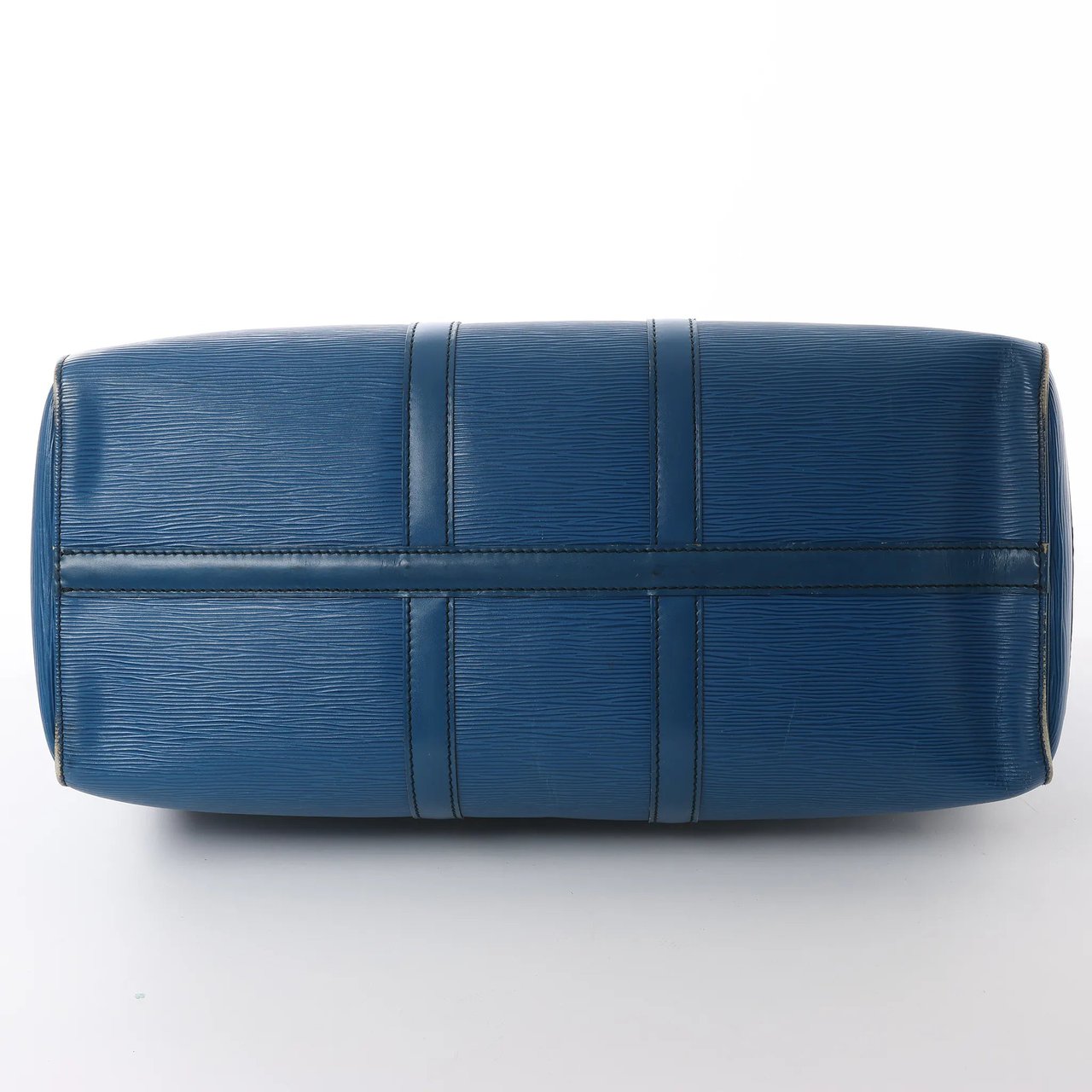 Louis Vuitton Keepall 45 Epi Leather Travel Bag in Blue M42975 Blauw