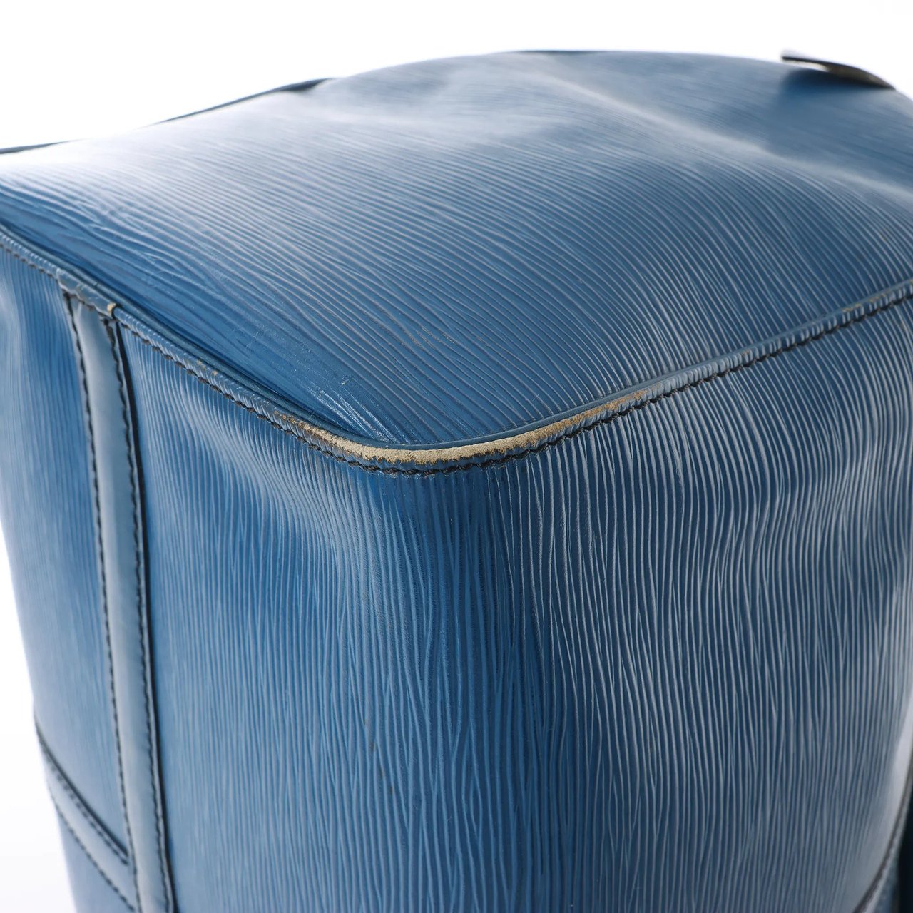 Louis Vuitton Keepall 45 Epi Leather Travel Bag in Blue M42975 Blauw
