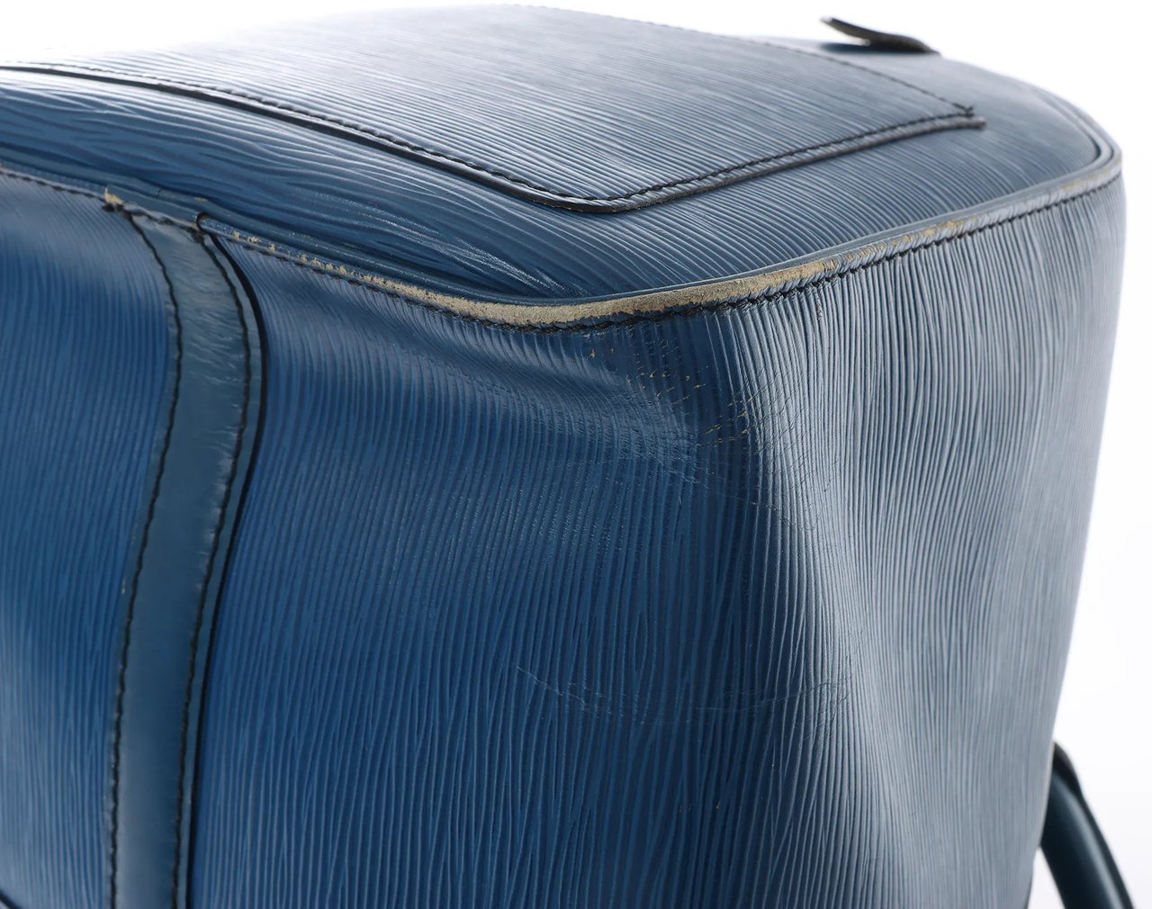 Louis Vuitton Keepall 45 Epi Leather Travel Bag in Blue M42975 Blauw