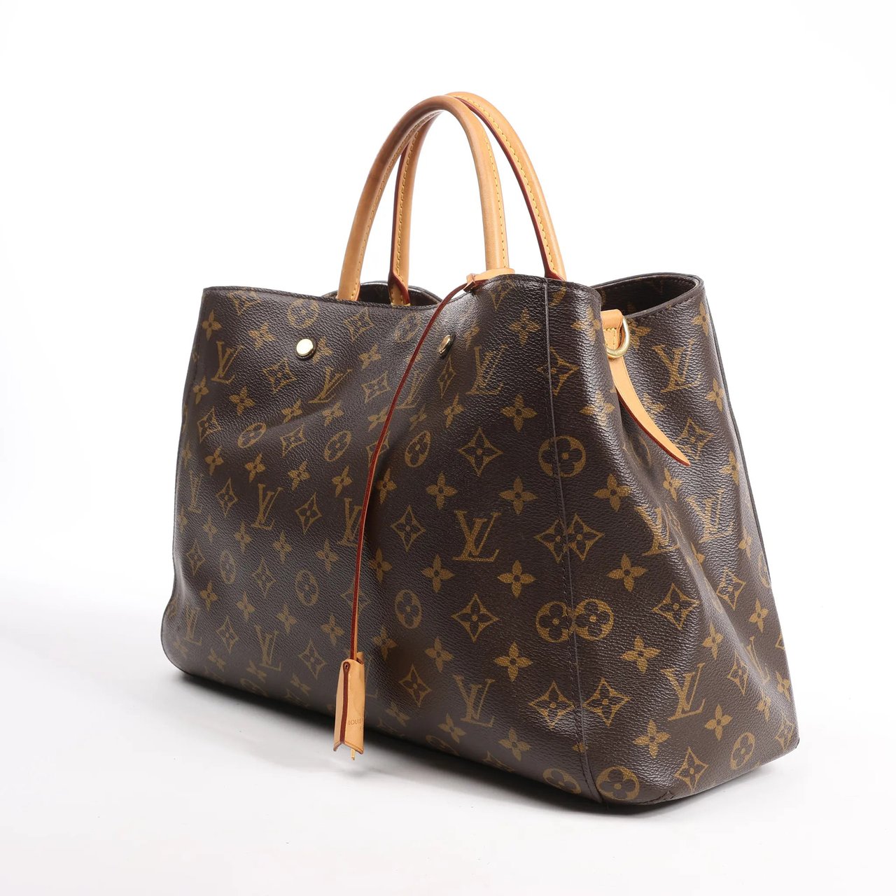 Louis Vuitton Montaigne GM Monogram Canvas Handbag in Brown Bruin