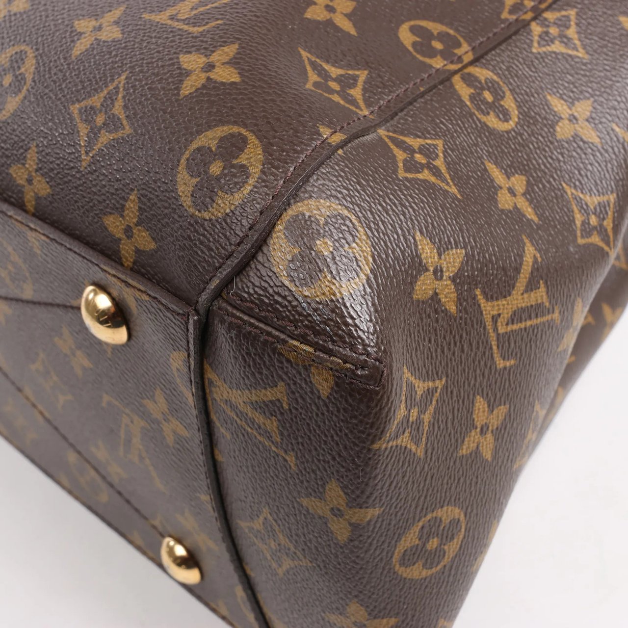 Louis Vuitton Montaigne GM Monogram Canvas Handbag in Brown Bruin