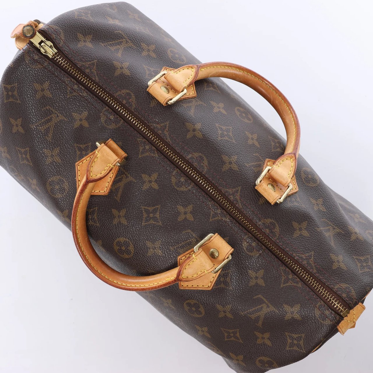 Louis Vuitton Speedy 35 Monogram Canvas Handbag in Brown M41524 Bruin
