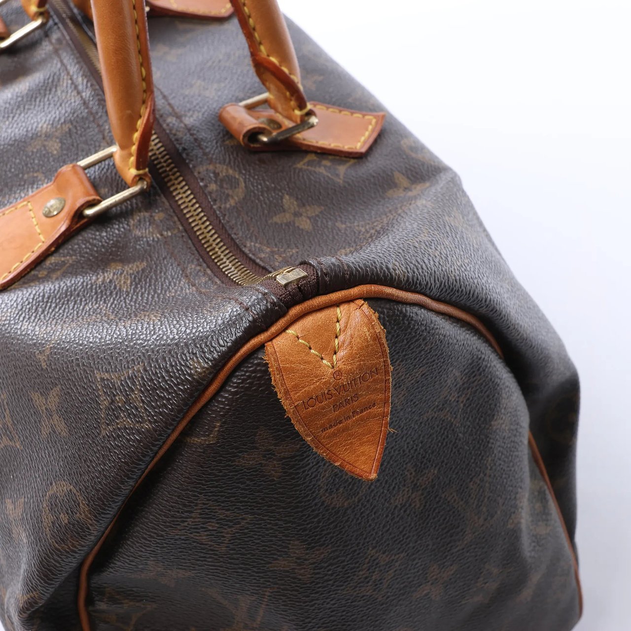 Louis Vuitton Speedy 30 Monogram Canvas Handbag in Brown M41526 Bruin