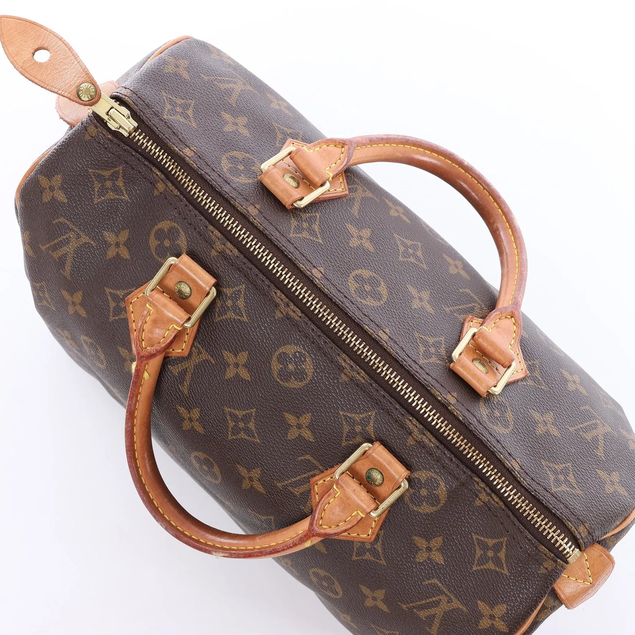 Louis Vuitton Speedy 30 Monogram Canvas Handbag in Brown M41526 Bruin