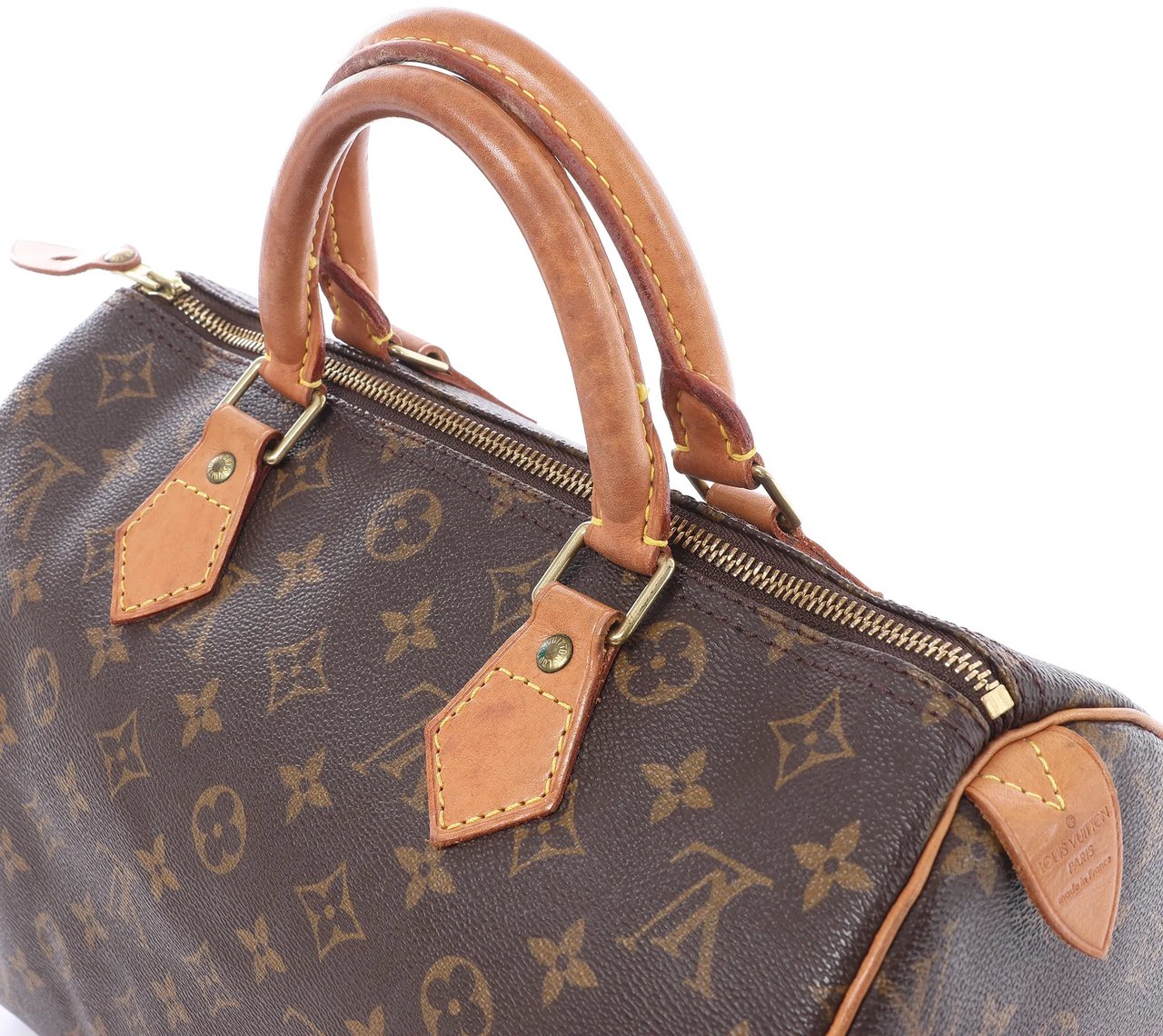 Louis Vuitton Speedy 30 Monogram Canvas Handbag in Brown M41526 Bruin
