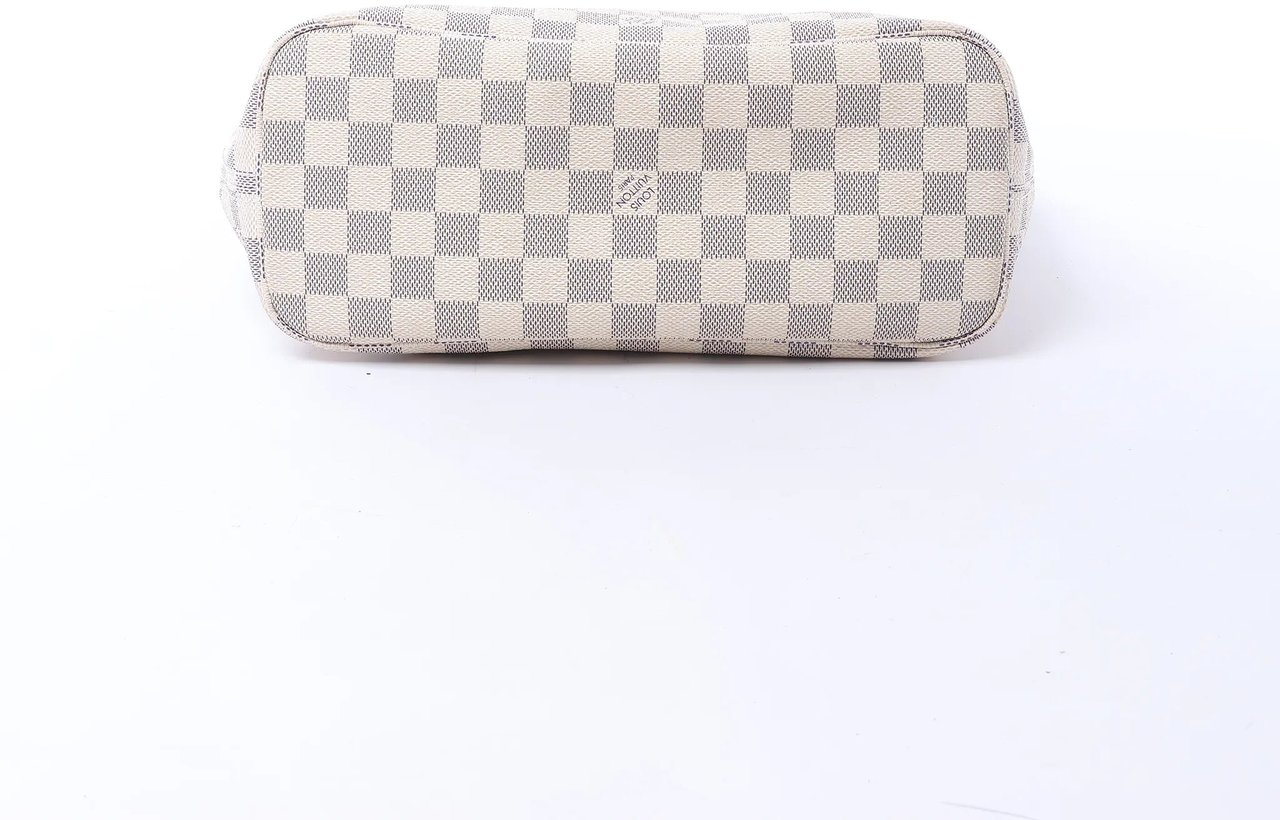 Louis Vuitton Neverfull PM Damier Azur Shoulder Bag in Beige N51110 Beige