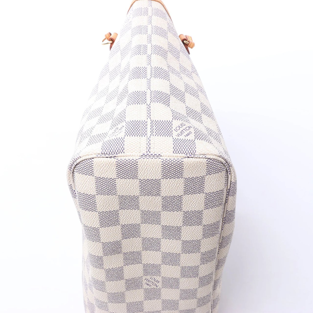 Louis Vuitton Neverfull PM Damier Azur Shoulder Bag in Beige N51110 Beige