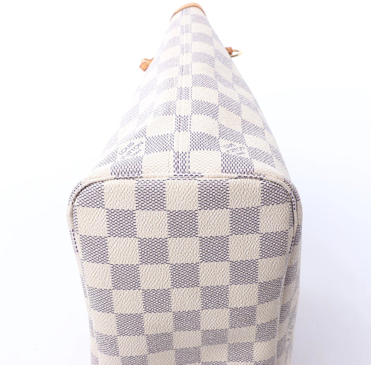 Louis Vuitton Neverfull PM Damier Azur Shoulder Bag in Beige N51110 Beige